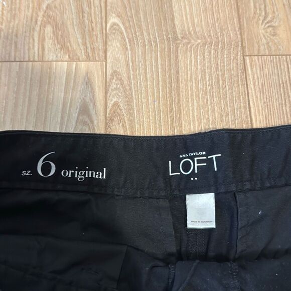 Ann Taylor Loft Black Bermuda Shorts Size 6 - Picture 2 of 6